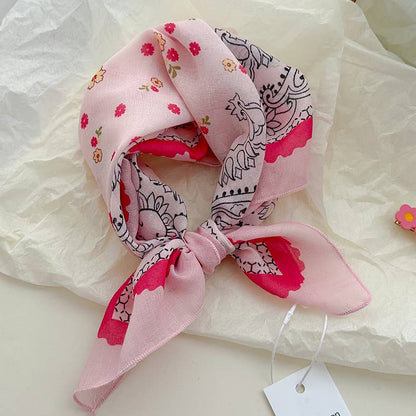 Floral Bandana Square