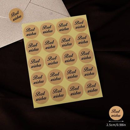 100pc, 4 sizes Frosted Vellum Fold Envelope w/ Free Sticker