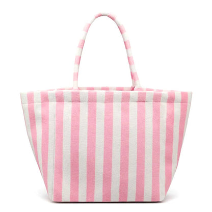 Striped Terry Tote Bag