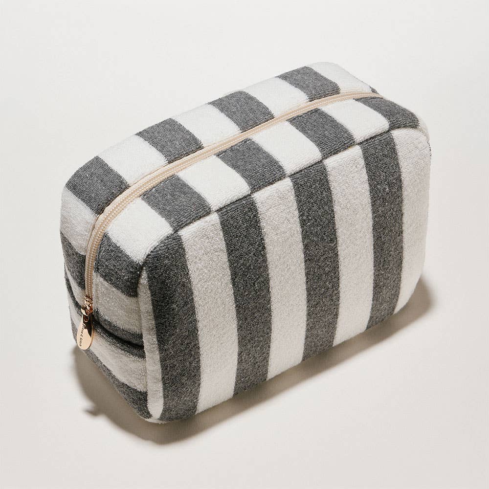 Striped Pattern Cosmetic Pouch Bag