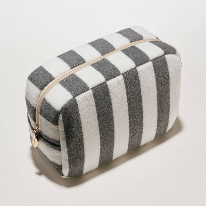 Striped Pattern Cosmetic Pouch Bag