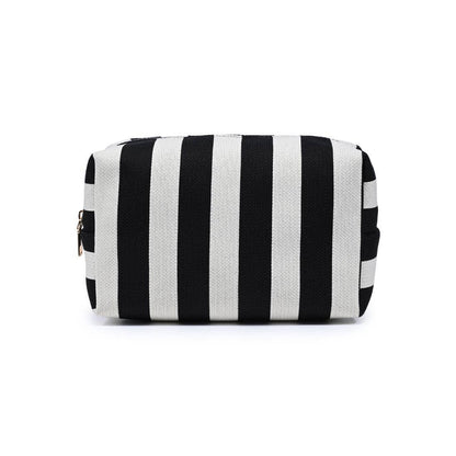 Essential Stripe Cosmetic & Travel Organizer Pouch