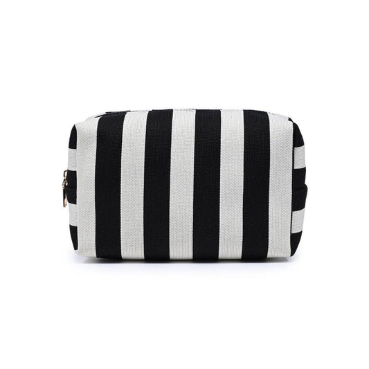Essential Stripe Cosmetic & Travel Organizer Pouch