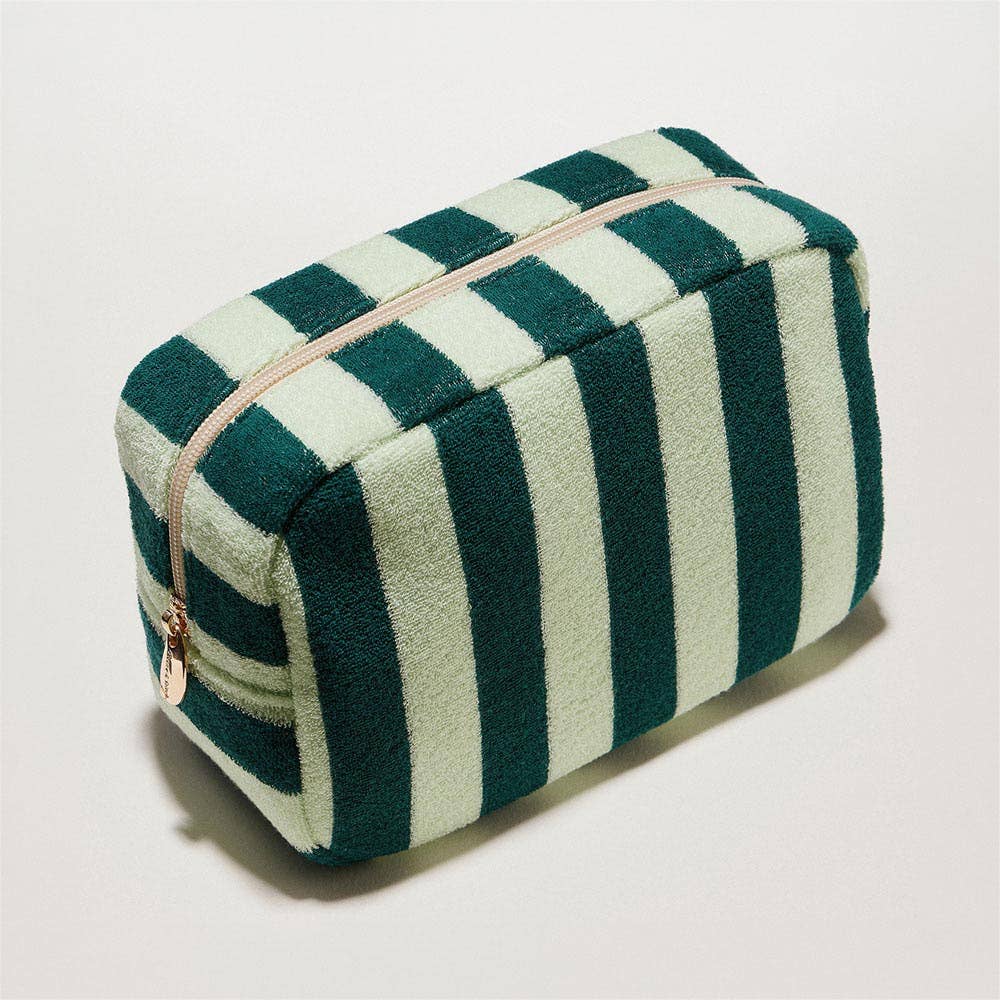 Striped Pattern Cosmetic Pouch Bag