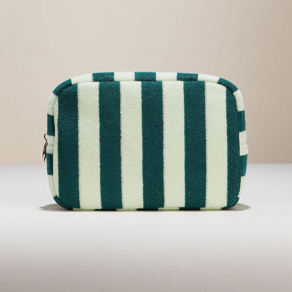 Striped Pattern Cosmetic Pouch Bag