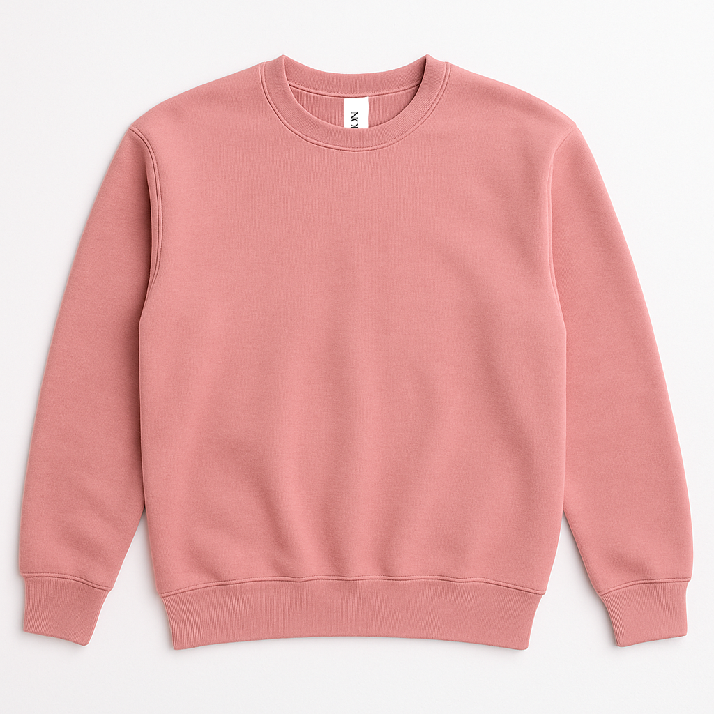 Youth Crewneck Sweatshirt – Sublimation Blank (Sandstone, Rosé, Seafoam)