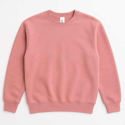 Youth Crewneck Sweatshirt – Sublimation Blank (Sandstone, Rosé, Seafoam)