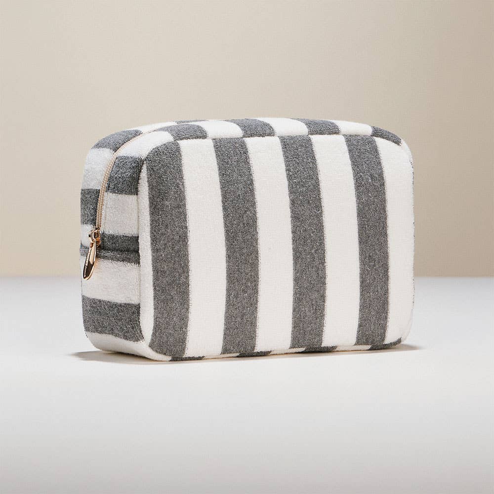 Striped Pattern Cosmetic Pouch Bag