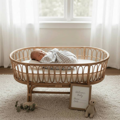 Newborn Swaddle Sash Maternity Sash with Big Bowknot Plaid