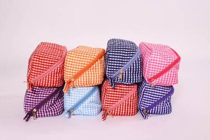 Gingham Glam Makeup & Toiletry Bag