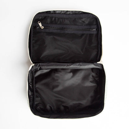 Stripes Train Case Pouch