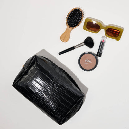 Croc Chic Cosmetic & Travel Organizer Pouch