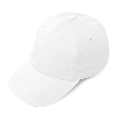 Plain Solid Stone Washed Adjustable Dad Cap