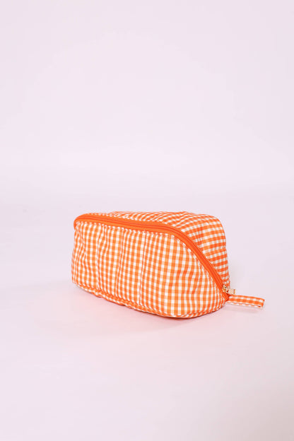 Gingham Glam Makeup & Toiletry Bag