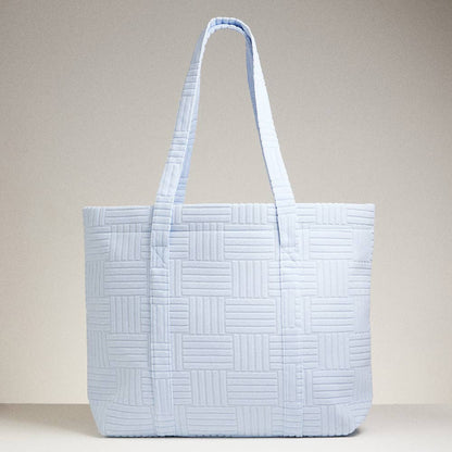 Grid Pattern Everyday Tote Bag